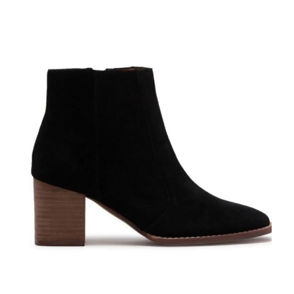 Madewell Bryce Suede Chelsea Boot 10 Black NEW